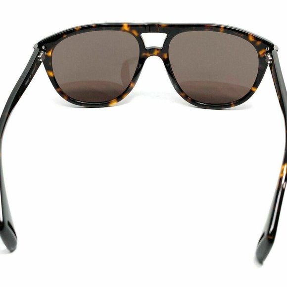 Gucci Web Logo Aviators in Havana Brown main image 8